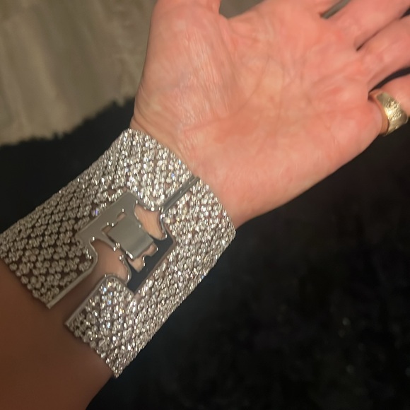 Silver Rhinestone Bracelet - Picture 5 of 5